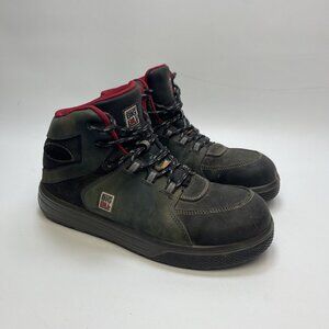 Big Bill Big Basket 6'' Metal Free Safety Shoes Men Sz 9 US Blue / Black / Red